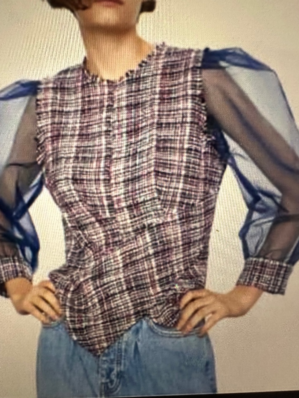 ZARA blouse NWT. Small